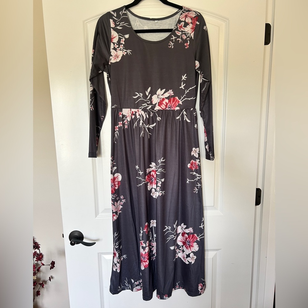 Maxi Dress M - floral
